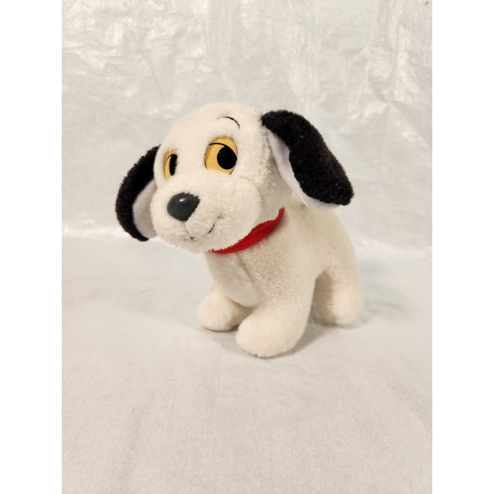 Disney Vintage Lucky 101 Dalmations Red Collar Small Stuffed Animal Plush Toy